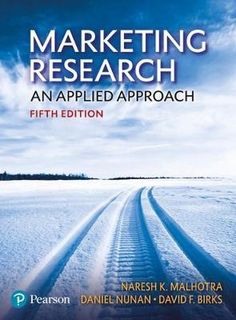 Marketing Research: An Applied Approach (5th Edition)