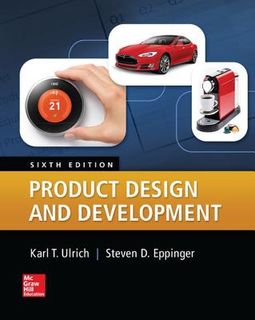 Product Design and Development (6th Edition)