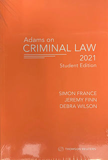 Adams on Criminal Law Student Edition 2021