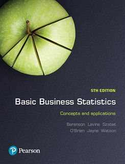 Basic Business Statistics (5th Edition)