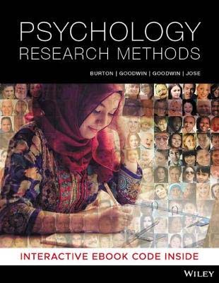 Psychology Research Methods (1st Edition)