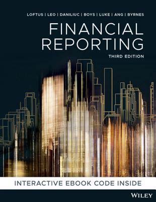 Financial Reporting (3rd Edition)