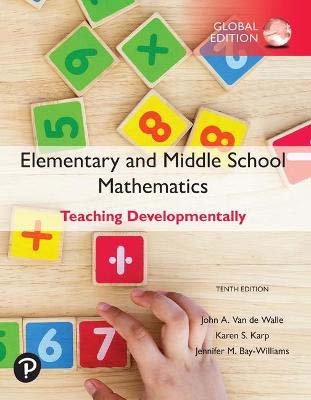 Elementary and Middle School Mathematics (10th Edition - Global Edition)