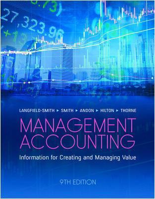 Management Accounting: Information for Creating and Managing Value (9th Edition)
